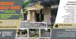 Rumah siap huni dijual di Sendangadi Sleman