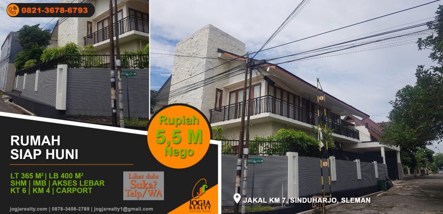 Rumah dijual di Sinduharjo Yogyakarta