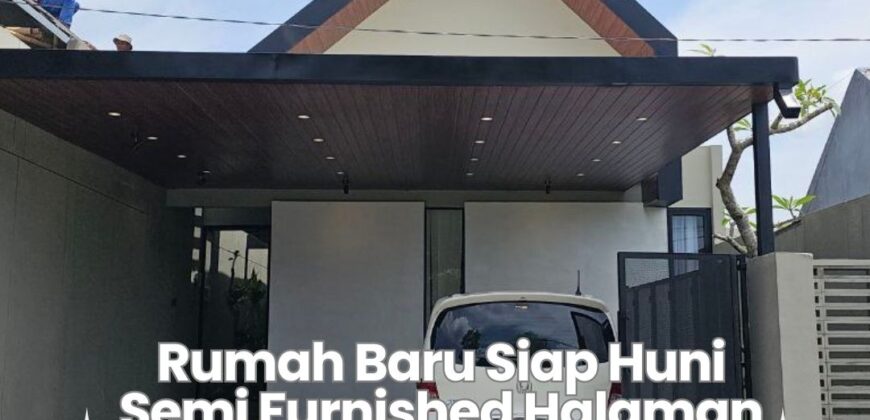 Rumah Jogja Cantik Baru Siap Huni 1 Lantai Semi Furnished Halaman Luas Purwomartani Kalasan Sleman Yogyakarta