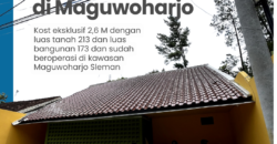 Kost Dijual Jogja Eksklusif Furnished 11 Kamar Dekat Hotel Sheraton di Maguwoharjo Depok Sleman Yogyakarta