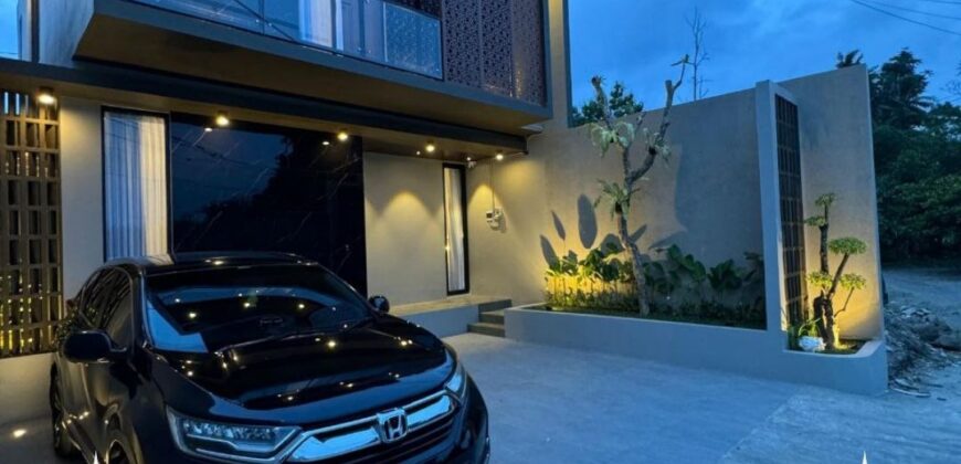 Rumah Mewah Dijual di Jogja Fully Furnished di Wedomartani Sleman dengan View Sawah Hijau