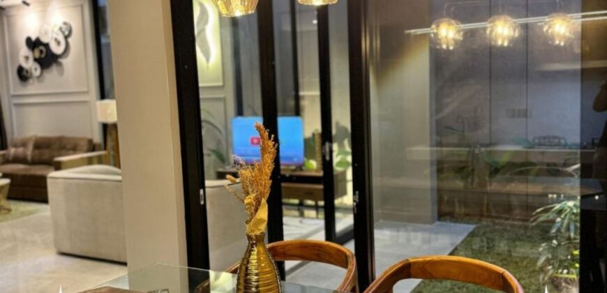 Rumah Mewah Dijual di Jogja Fully Furnished di Wedomartani Sleman dengan View Sawah Hijau