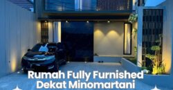 Rumah Mewah Dijual di Jogja Fully Furnished di Wedomartani Sleman dengan View Sawah Hijau