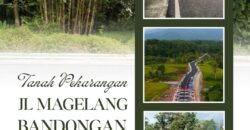 Tanah Pekarangan Di Jual Murah Lokasi Strategis Pinggir Jalan Raya Jembatan Baru di Magelang