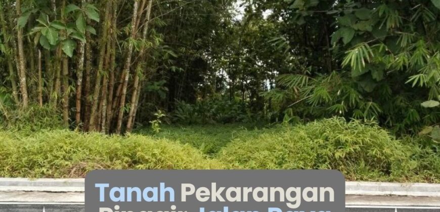 Tanah Pekarangan Di Jual Murah Lokasi Strategis Pinggir Jalan Raya Jembatan Baru di Magelang