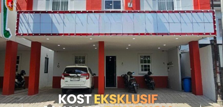 Kost Dijual Jogja Exclusive Fully Furnished 14 Kamar Dekat UGM di Jalan Kaliurang Km 6 Sleman Yogyakarta