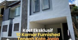Kost Dijual Jogja Eksklusif Tengah Kota 10 Kamar Dekat Kampus dan Balai Kota di Umbulharjo Kota Yogyakarta