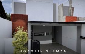 Rumah Dijual Jogja Estetik Industrial Modern Semi Furnished Jalan Kaliurang Km 13 Dekat UII di Ngaglik Sleman Yogyakarta
