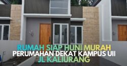 Rumah Dijual Jogja Siap Huni Murah Perumahan Dekat Kampus UII Jalan Kaliurang Ngaglik Sleman Yogyakarta