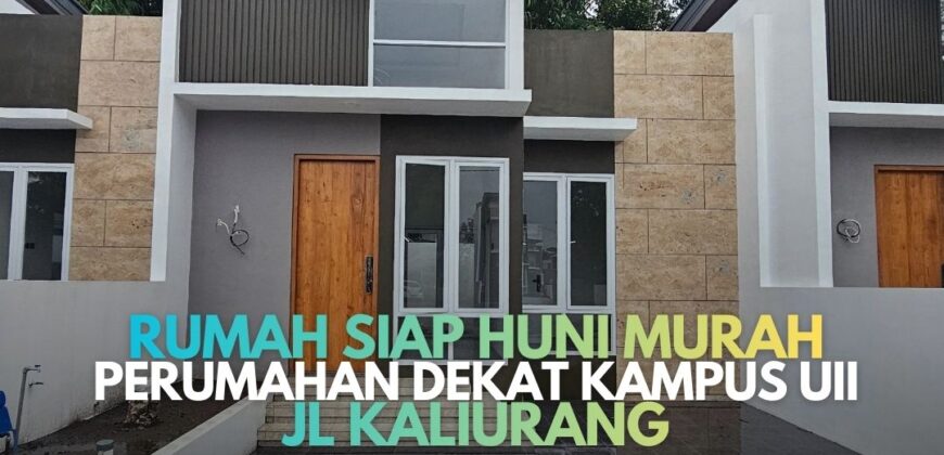 Rumah Dijual Jogja Siap Huni Murah Perumahan Dekat Kampus UII Jalan Kaliurang Ngaglik Sleman Yogyakarta