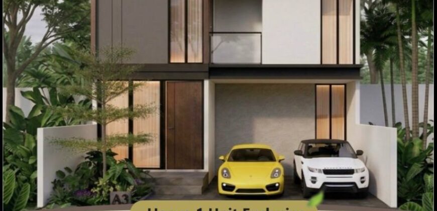 Rumah Jogja Modern Kontemporer Dalam Perumahan Daerah Jalan Kaliurang km 9 di Ngemplak Sleman Yogyakarta