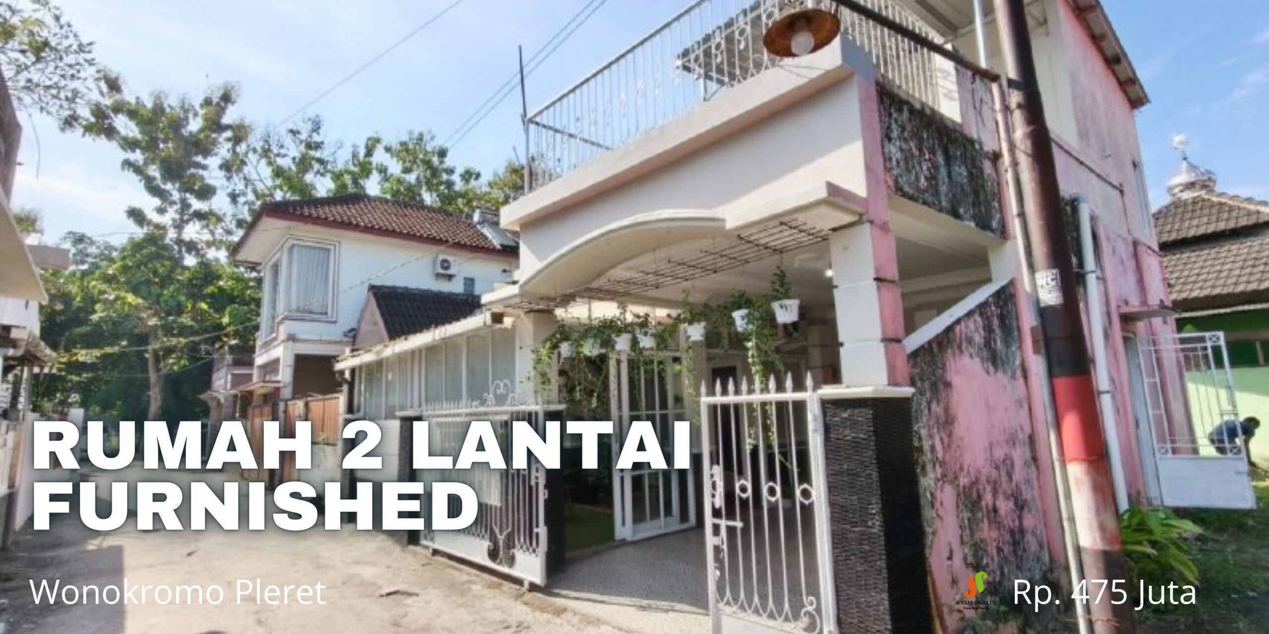 Rumah Dijual Bantul Jogja 2 Lantai Full Furnished 475 juta Dalam Perumahan di Wonokromo Pleret Yogyakarta