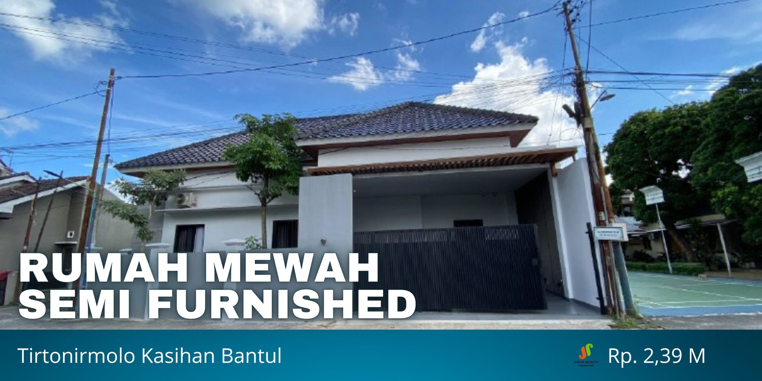 Rumah Mewah Dijual di Jogja Semi Furnished Dalam Ringroad 10 Menit ke Malioboro di Tirtonirmolo Kasihan Bantul Yogyakarta