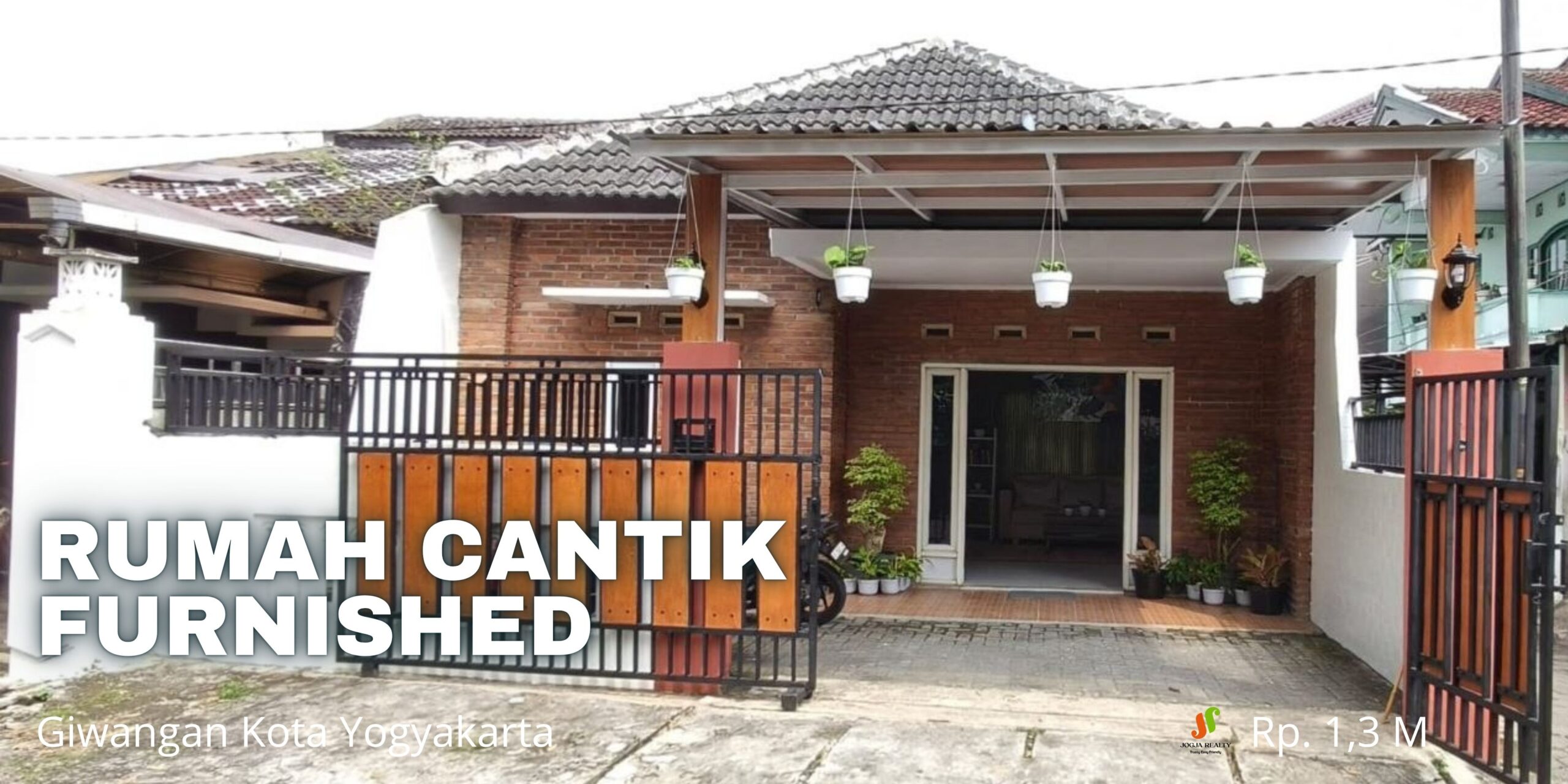Rumah Dijual Jogja Kota Cantik Furnished SHM di Giwangan Umbulharjo Kodya Yogyakarta