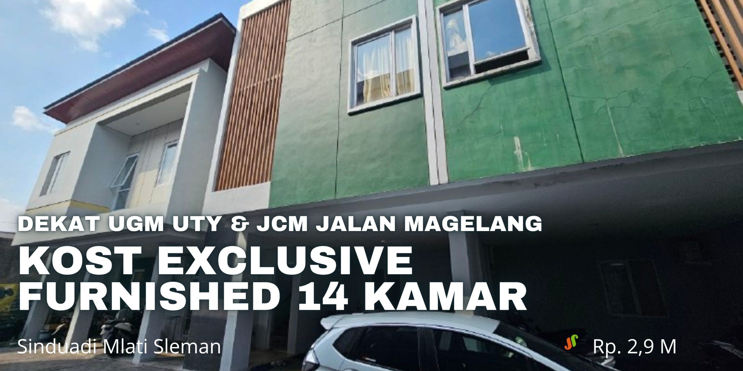 Kost Dijual Jogja Exclusive 14 Kamar Furnished Jalan Magelang Dekat UGM UTY JCM Sinduadi Mlati Sleman Yogyakarta