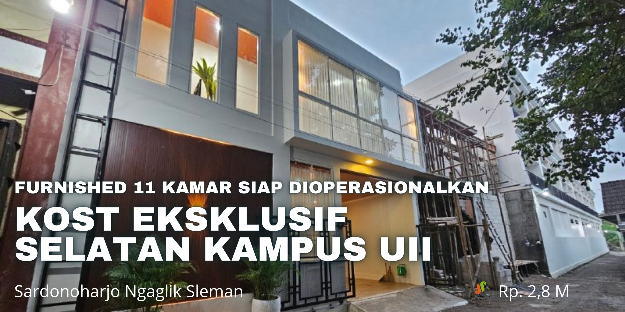 Kost Dijual Jogja Exclusive Fully Furnished 11 Kamar Selatan Kampus UII Jalan Kaliurang Sardonoharjo Ngaglik Sleman Yogyakarta