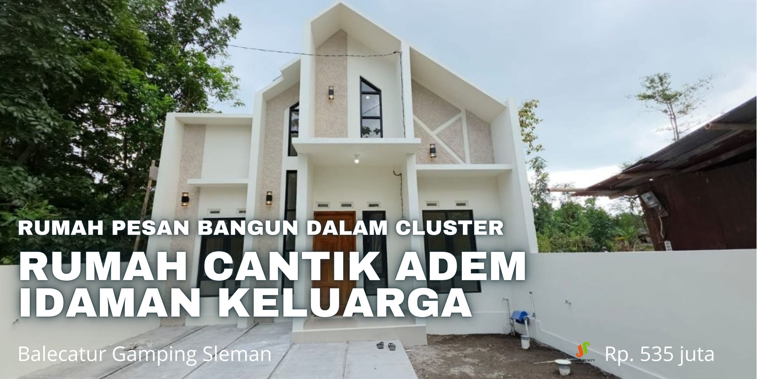 Rumah Dijual Jogja Cantik Adem Untuk Keluarga Muda Harmonis di Balecatur Gamping Sleman Yogyakarta