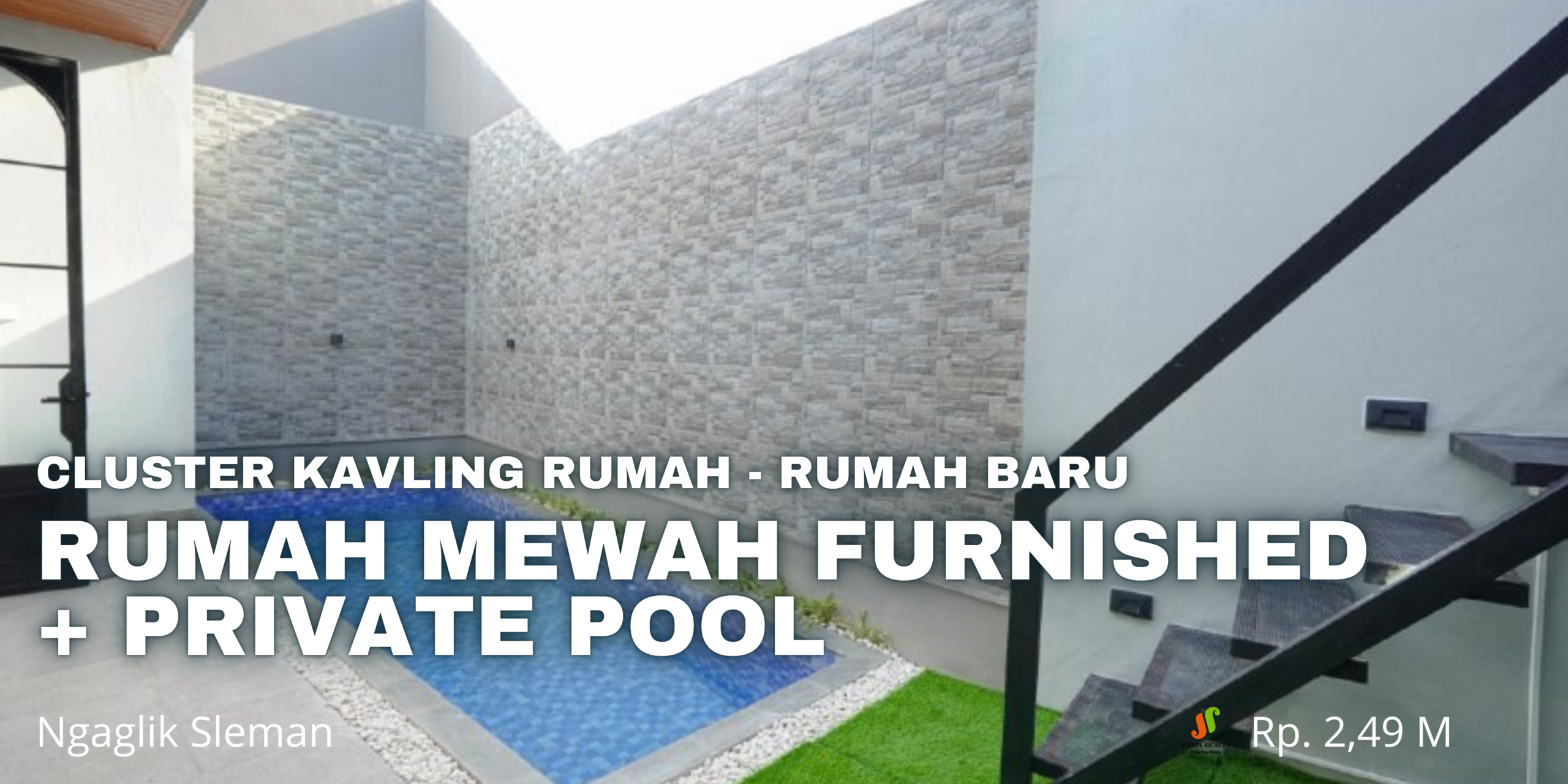 Rumah Jogja Villa Mewah Dijual Full Furnished Lengkap Private Pool Dekat UII Jl Kaliurang Km. 15,5 Pakem Sleman Yogyakarta