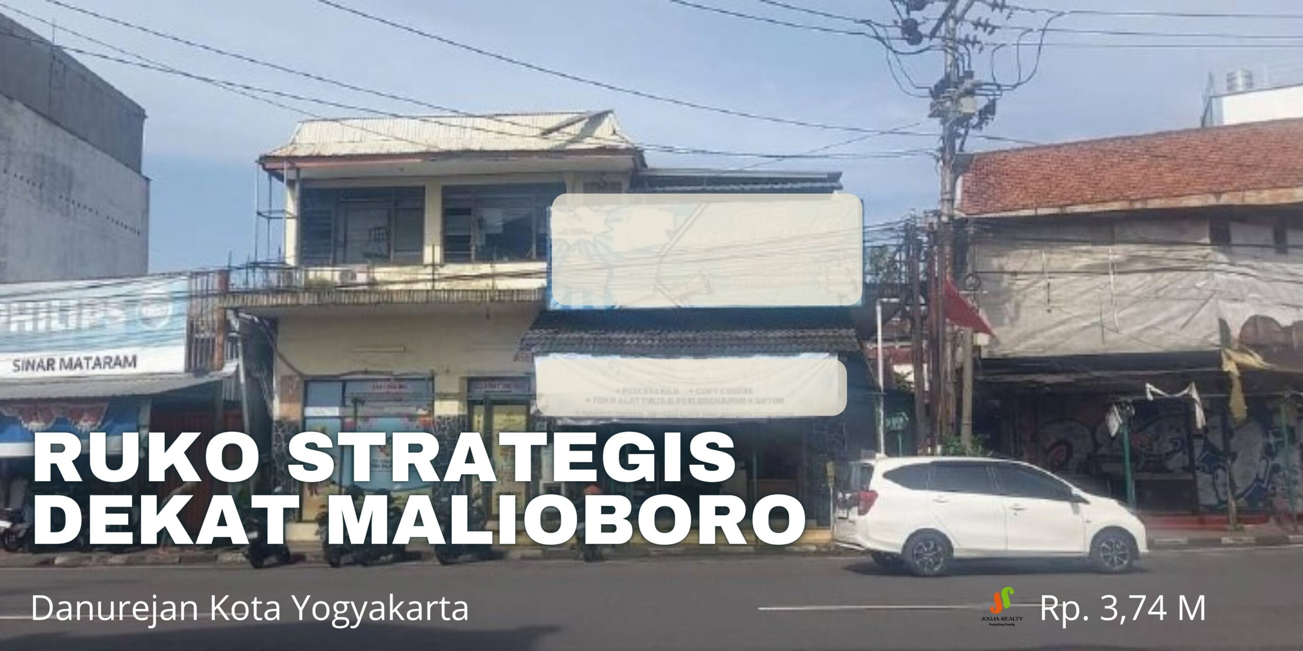 Ruko Dijual Jogja Strategis Dekat Malioboro di Jalan Mataram Danurejan Kota Yogyakarta