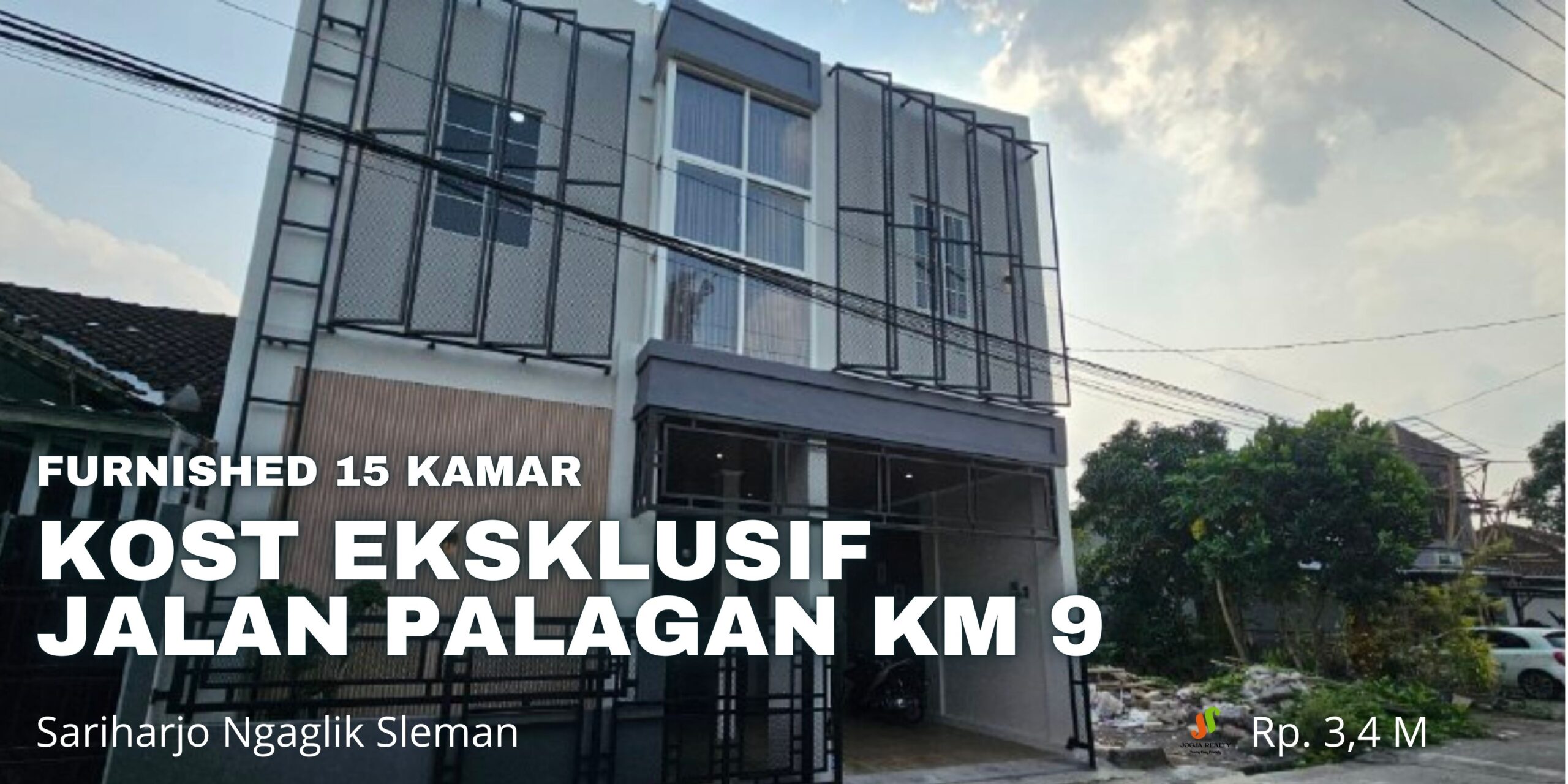 Kost Dijual Jogja Exclusive Furnished 15 Kamar di Jl Palagan km 9 Sariharjo Ngaglik Sleman