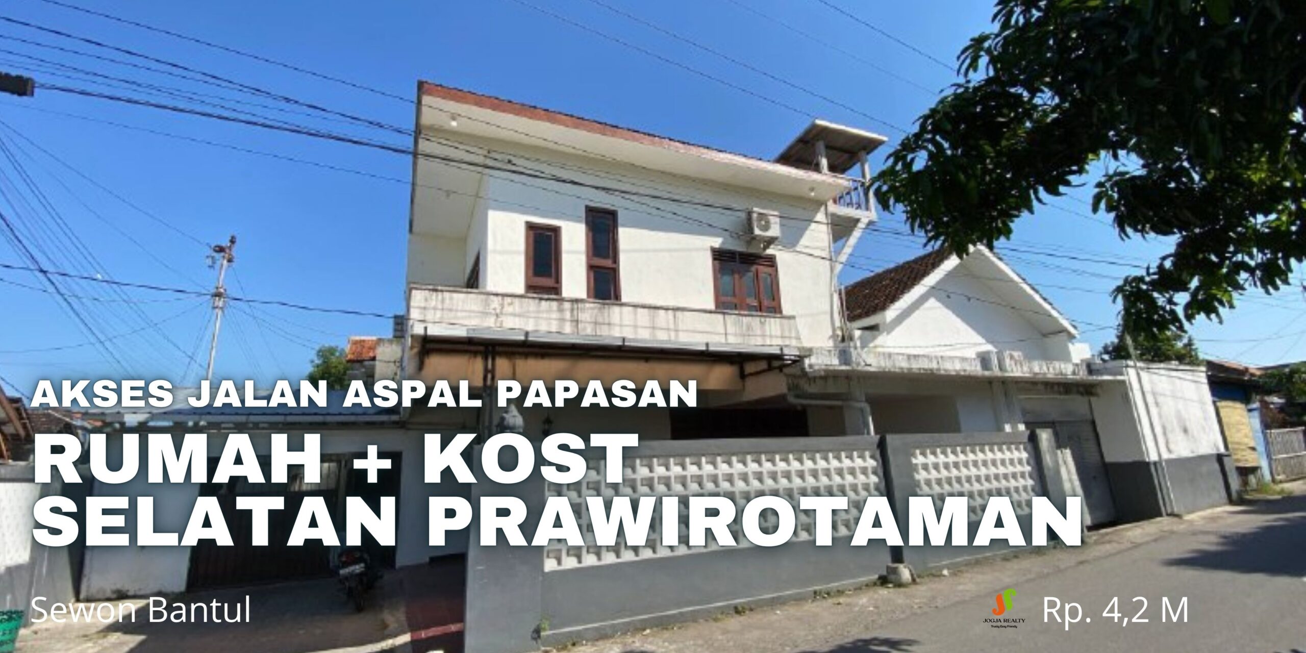 Rumah Kost Dijual Jogja Strategis Dekat Prawirotaman di Sewon Bantul Yogyakarta