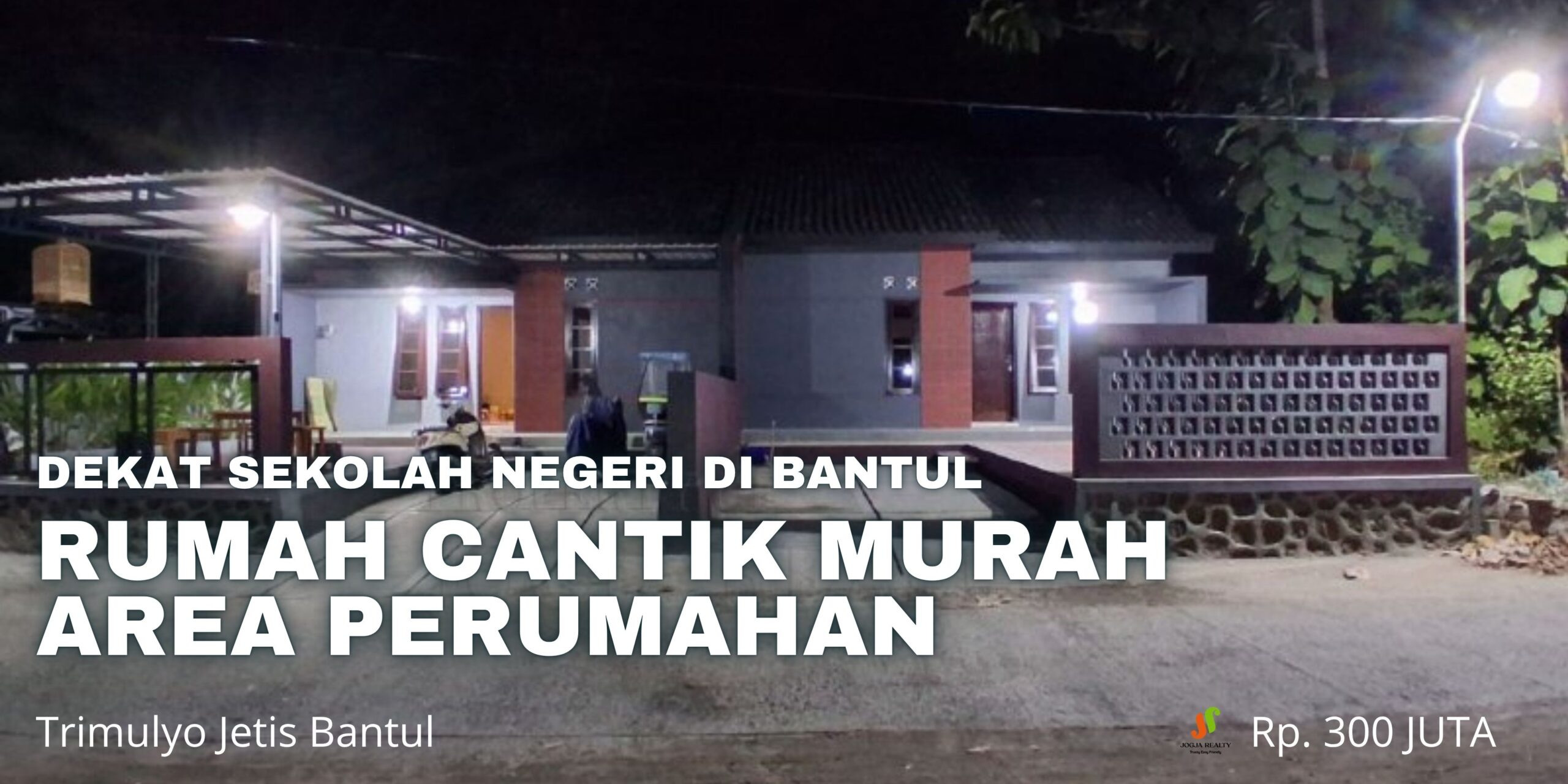 Rumah Dijual Murah Dekat Sekolah Negeri di Trimulyo Jetis Bantul Yogyakarta