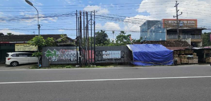 Tanah Dijual Jogja Strategis Pinggir Jalan Utama Jl Kaliurang km 8,5 Dayu Sinduharjo Ngaglik Sleman Yogyakarta