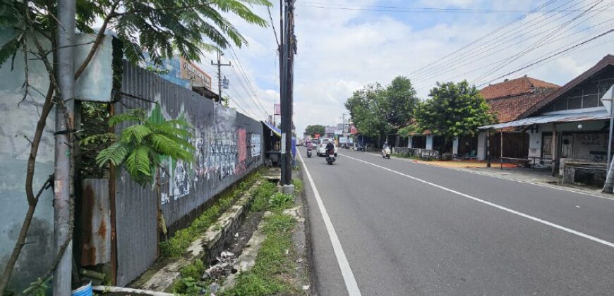 Tanah Dijual Jogja Strategis Pinggir Jalan Utama Jl Kaliurang km 8,5 Dayu Sinduharjo Ngaglik Sleman Yogyakarta