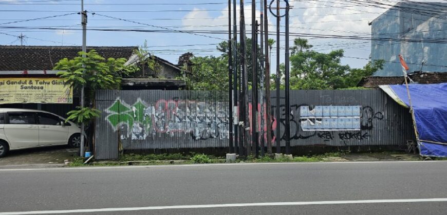 Tanah Dijual Jogja Strategis Pinggir Jalan Utama Jl Kaliurang km 8,5 Dayu Sinduharjo Ngaglik Sleman Yogyakarta