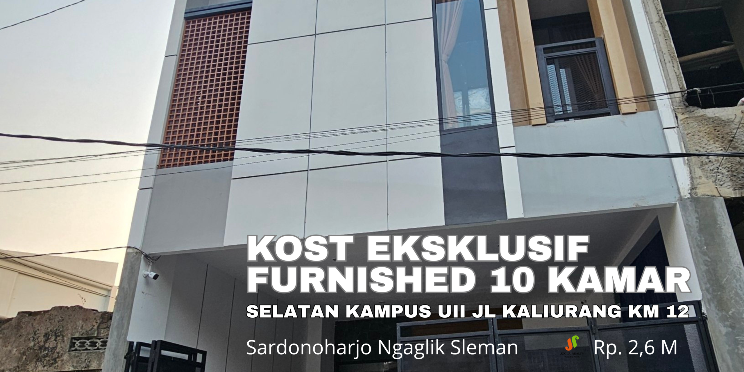 Kost Dijual Jogja Eksklusif Furnished 10 Kamar Selatan Kampus UII Jl Kaliurang Km 12 Sardonoharjo Ngaglik Sleman Yogyakarta
