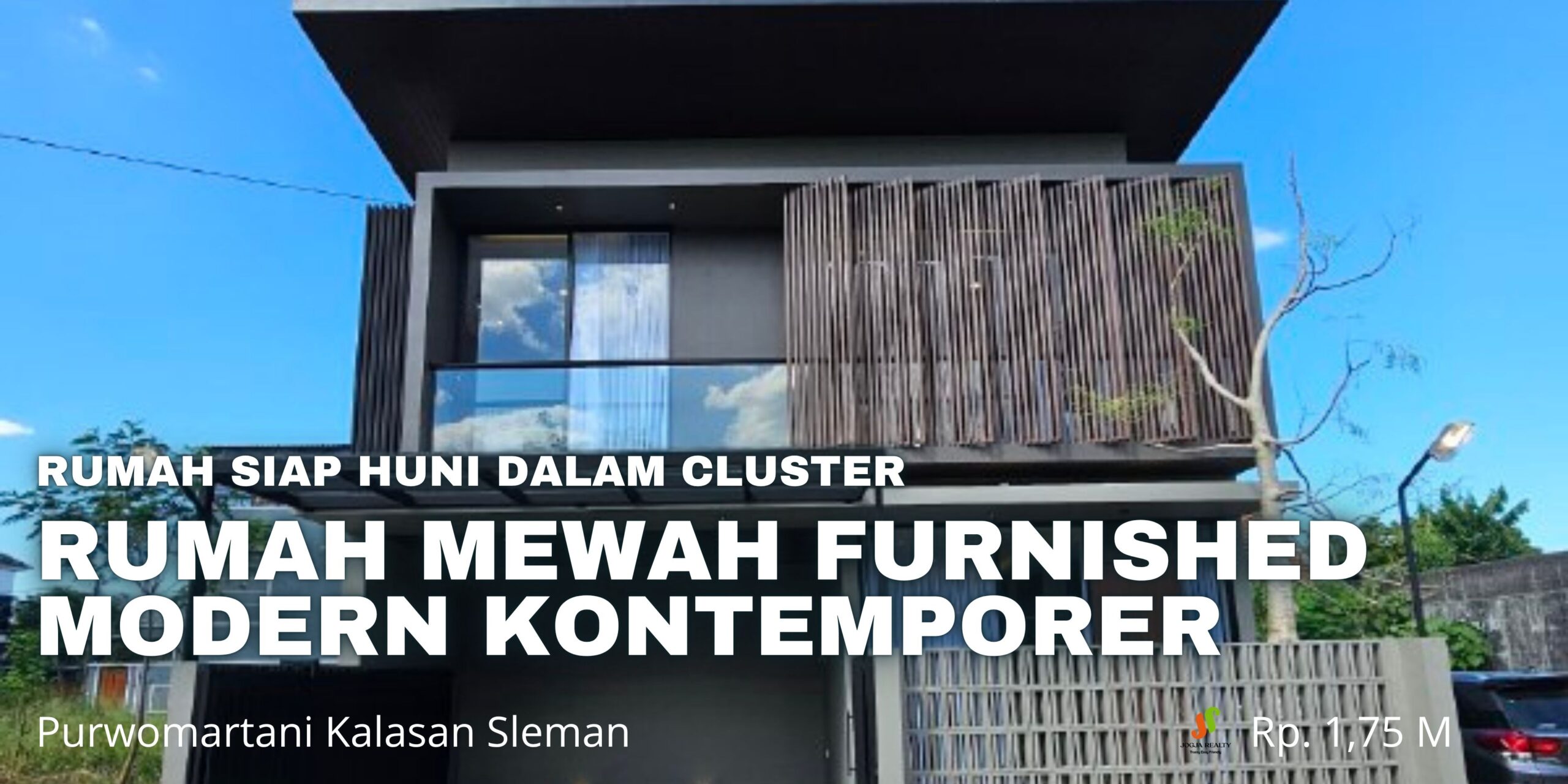 Rumah Mewah Dijual di Jogja Modern Kontemporer Furnished Cluster Dekat Tol Purwomartani Kalasan Sleman Yogyakarta