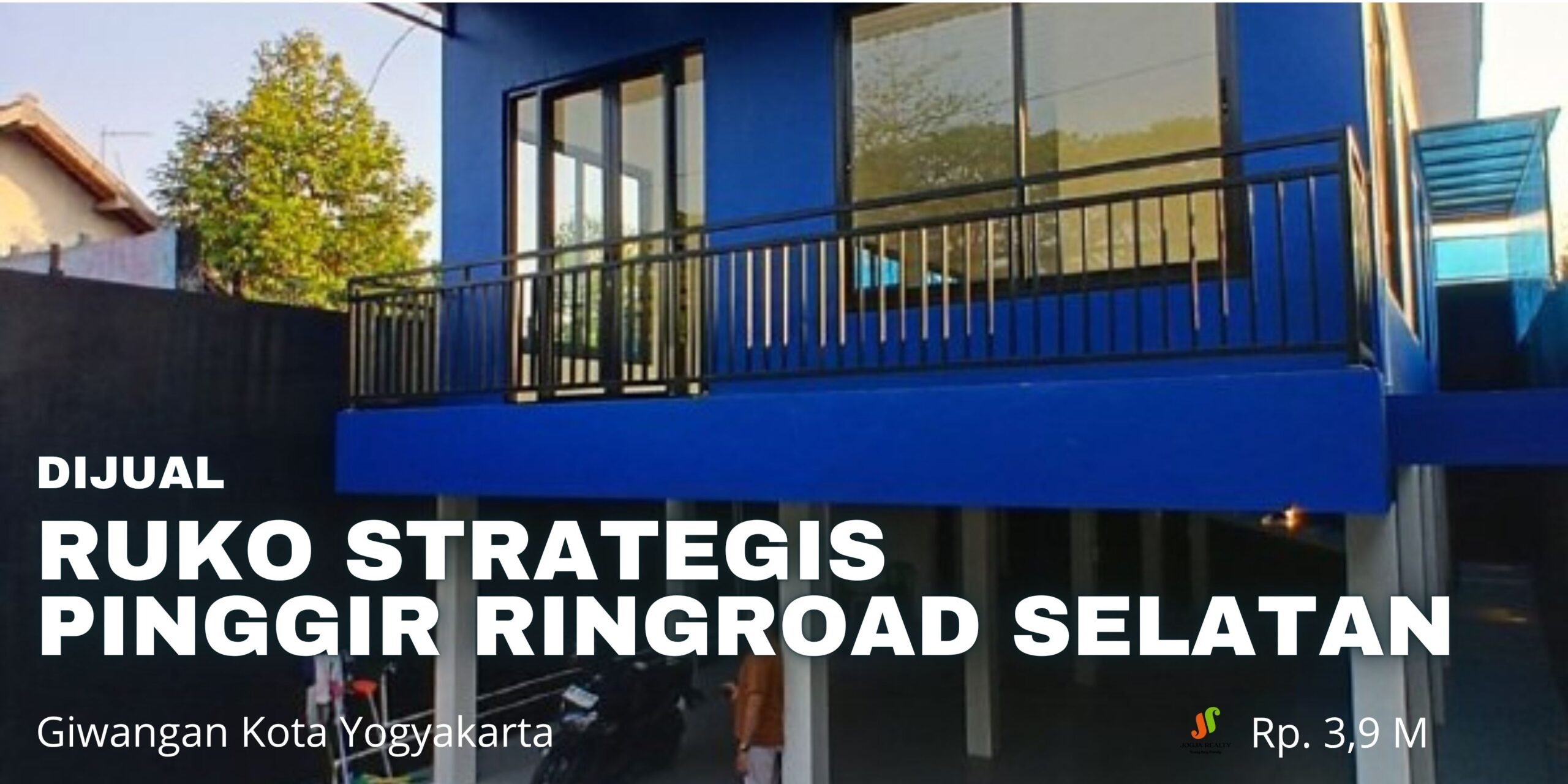 Dijual Ruko Jogja Tempat Usaha Bangunan 2 Lantai Strategis Pinggir Jalan Utama Ringroad Selatan di Giwangan Kota Yogyakarta