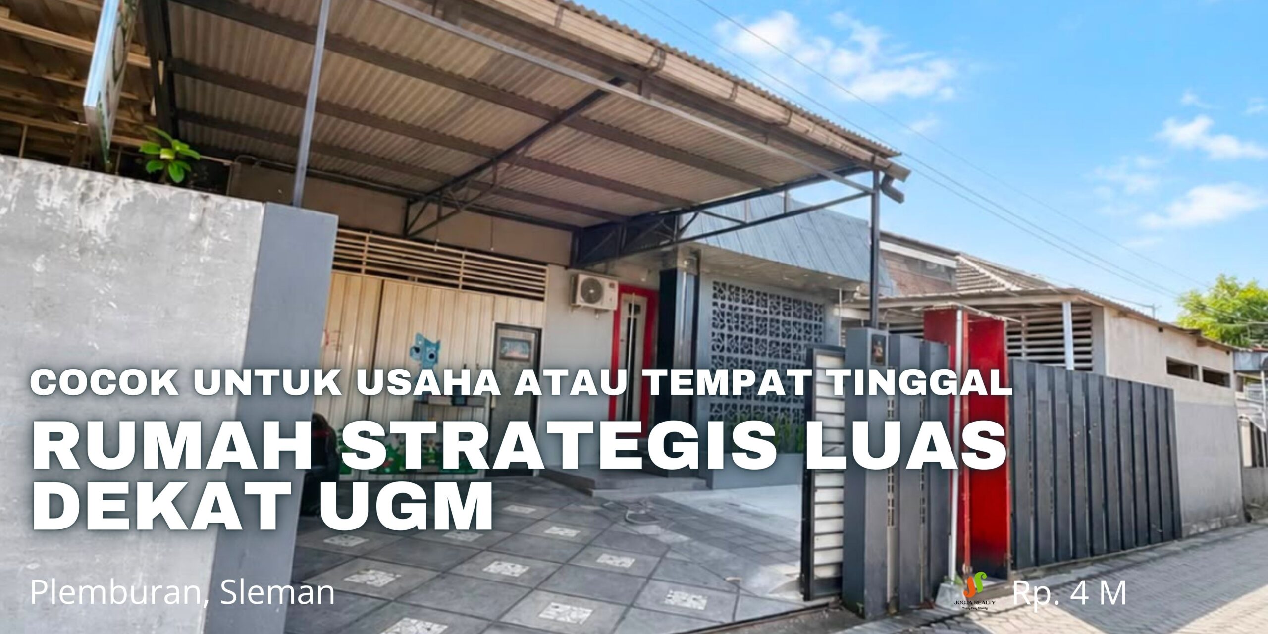 Rumah Dijual Jogja Luas Strategis Dekat UGM UNY UPN Tempat Kuliner dan Perbelanjaan di Plemburan Sinduadi Mlati Sleman Yogyakarta