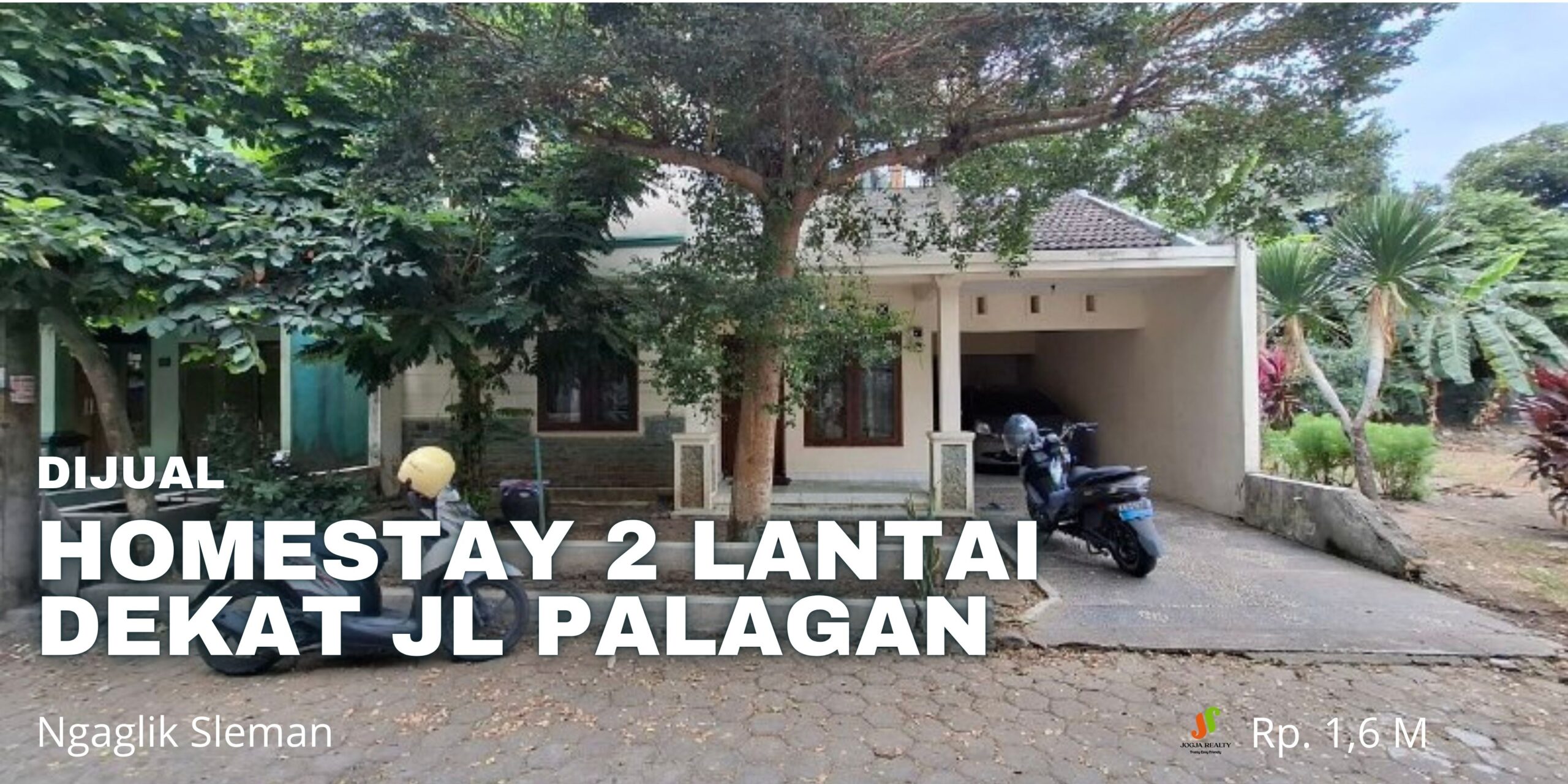 Dijual Rumah Jogja Homestay 2 Lantai Furnished Dalam Mini Cluster Dekat Jl Palagan di Ngaglik Sleman Yogyakarta