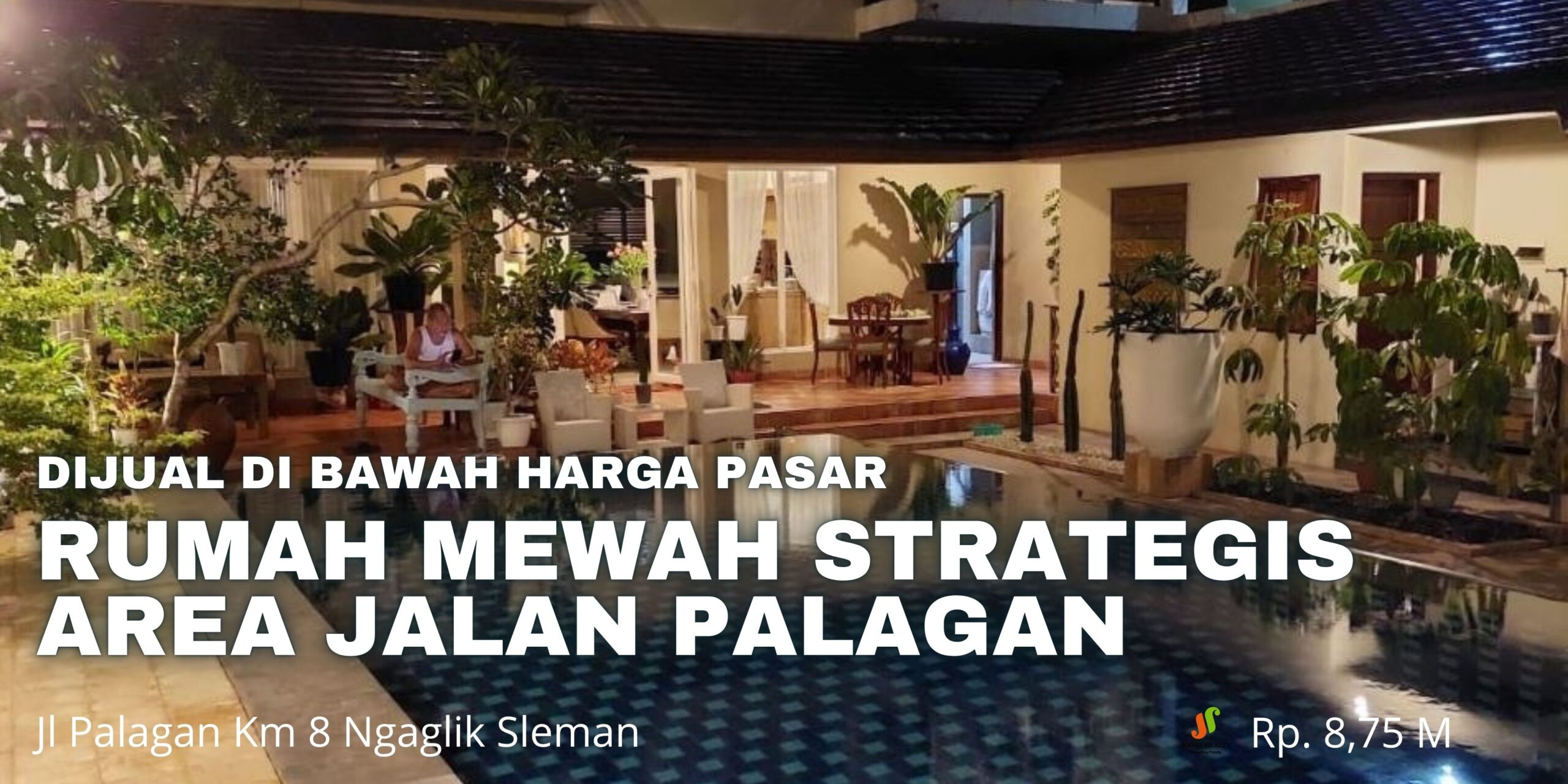 Rumah Mewah Jogja Dijual di Bawah Harga Pasar Lokasi Strategis Dekat Cafe dan Kuliner Jalan Palagan km 8 Sariharjo Ngaglik Sleman Yogyakarta