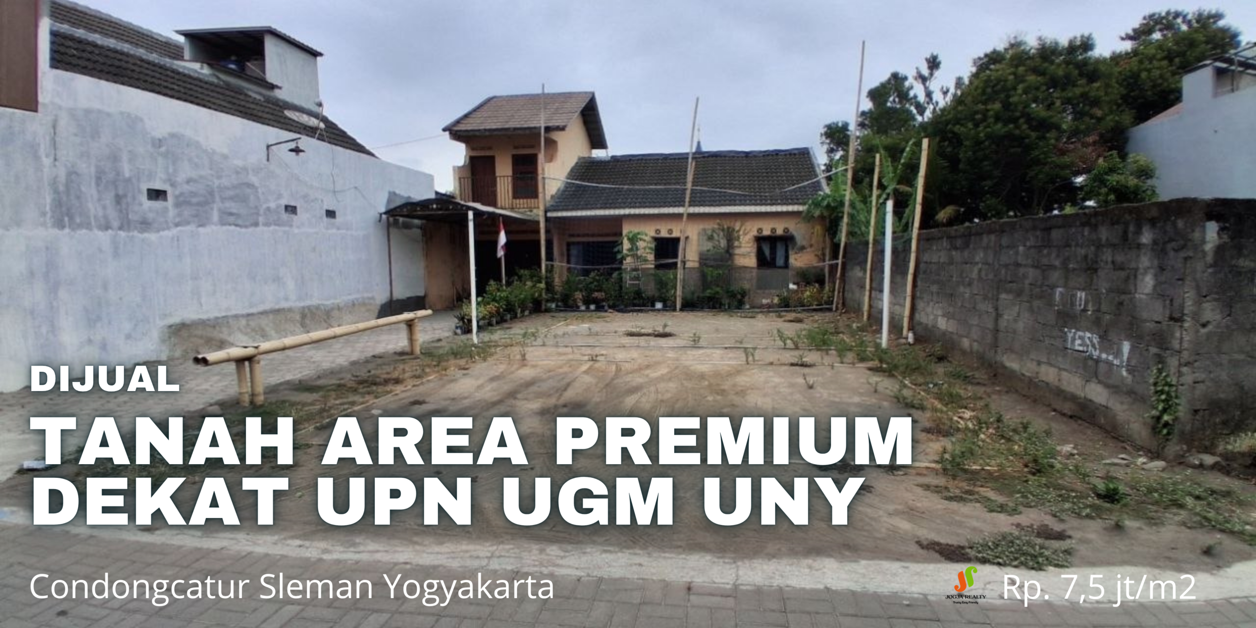 Tanah Dijual Jogja di Area Premium Dekat UGM UPN UII Pakuwon Mall RS JIH di Condongcatur Depok Sleman Yogyakarta