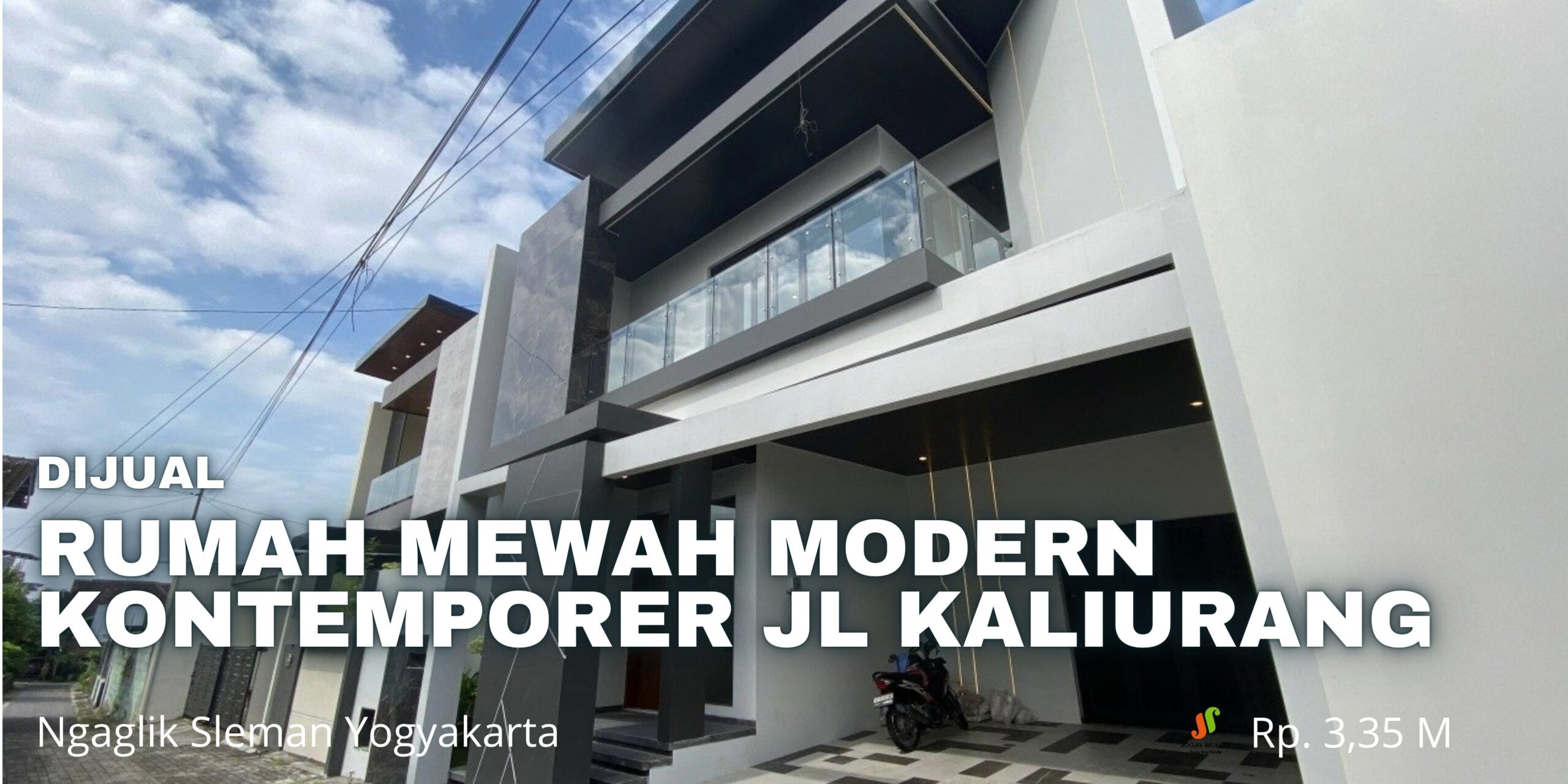 Rumah Mewah Jogja Modern Kontemporer Semi Furnished Jalan Kaliurang km8 Ngaglik Sleman Yogyakarta