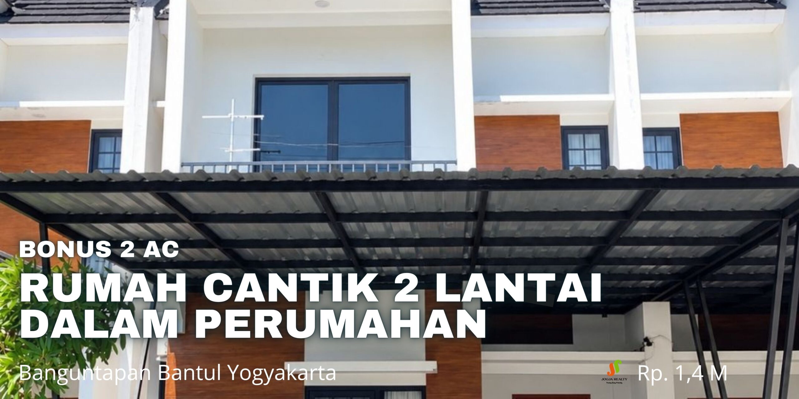 Dijual Rumah Jogja Cantik 2 Lantai Dalam Perumahan Nyaman untuk Hunian Keluarga di Banguntapan Bantul Yogyakarta