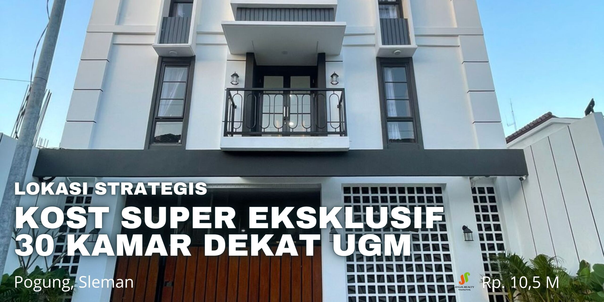 Kost Dijual Jogja Super Eksklusif Sangat Strategis 30 Kamar Dekat UGM UNY di Pogung Sinduadi Mlati Sleman Yogyakarta