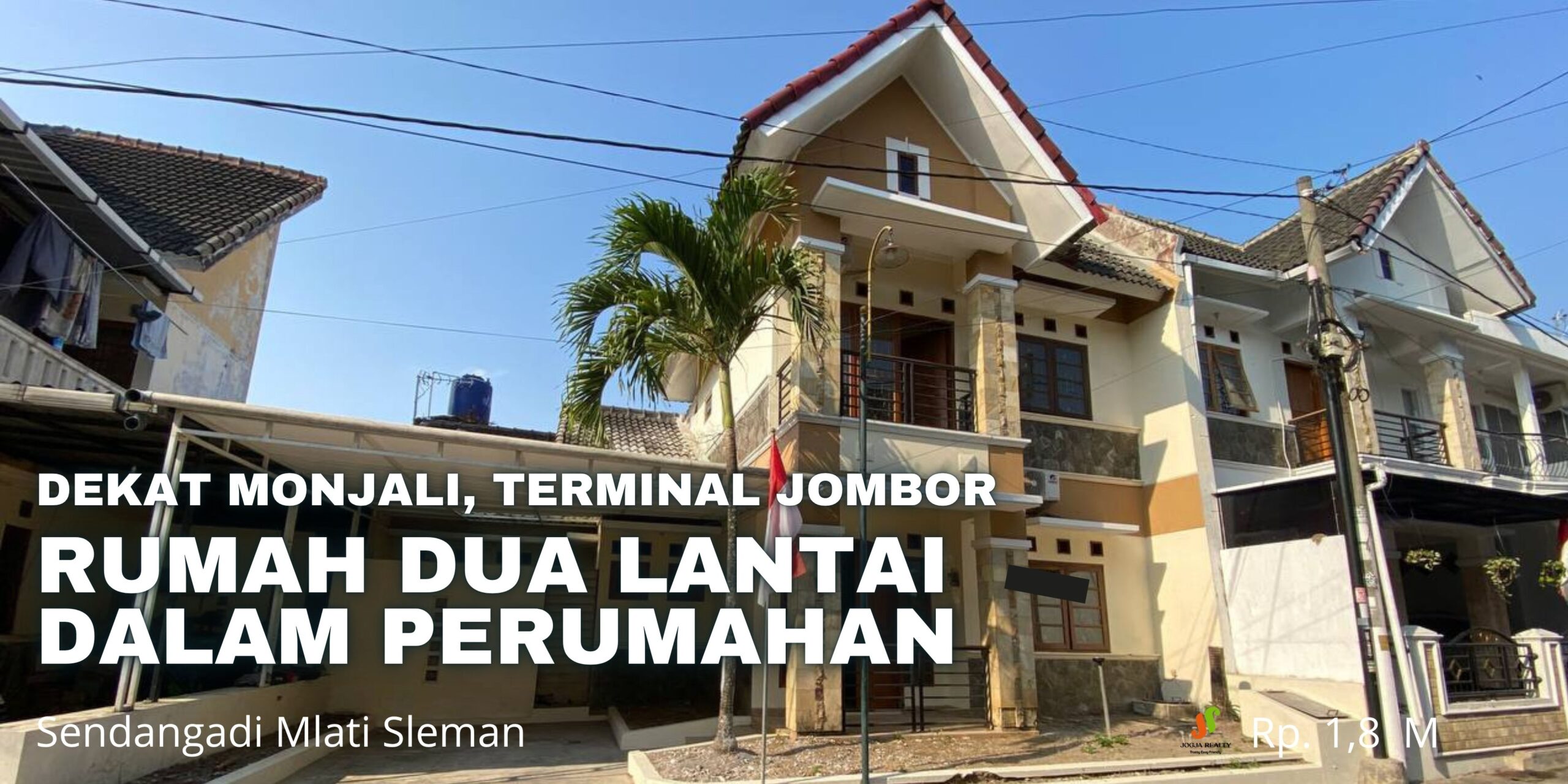 Dijual Rumah Jogja Dua Lantai Dalam Perumahan Daerah Sendangadi Mlati Sleman 10 Menit dari Kampus UGM Yogyakarta